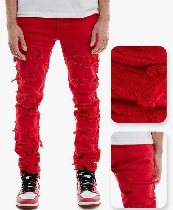 Red Complex Jeans