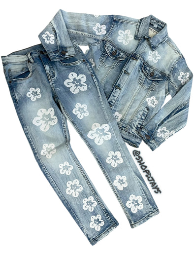 Kid’s Flower Jeans-FW330108K/LK