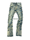 Stacked Jagged Jeans-FW330109K