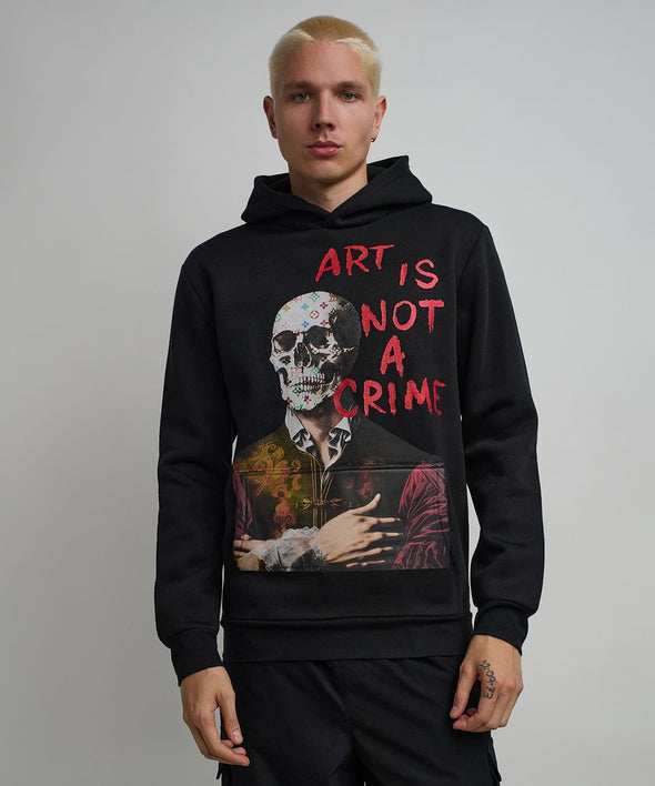 Art Is Not A Crime Hoodie- F422