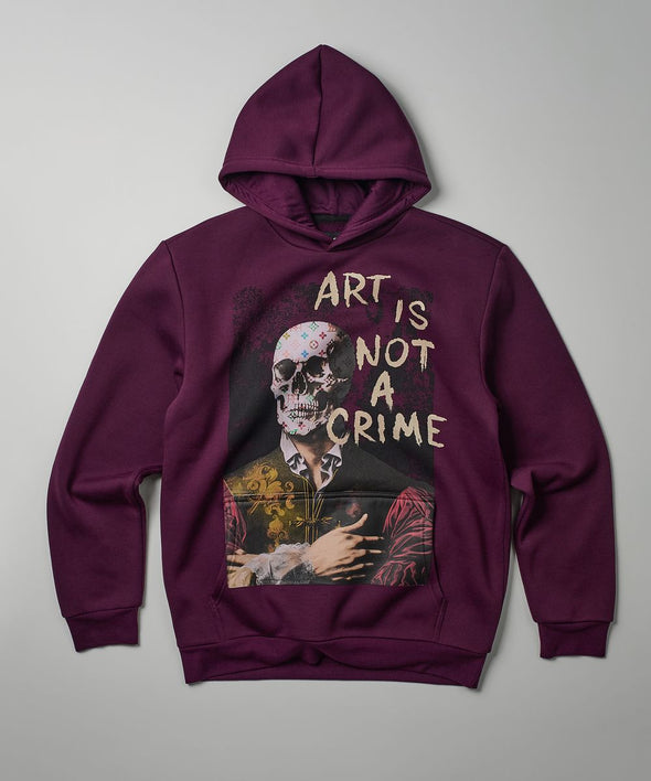 Art Is Not A Crime Hoodie- F422