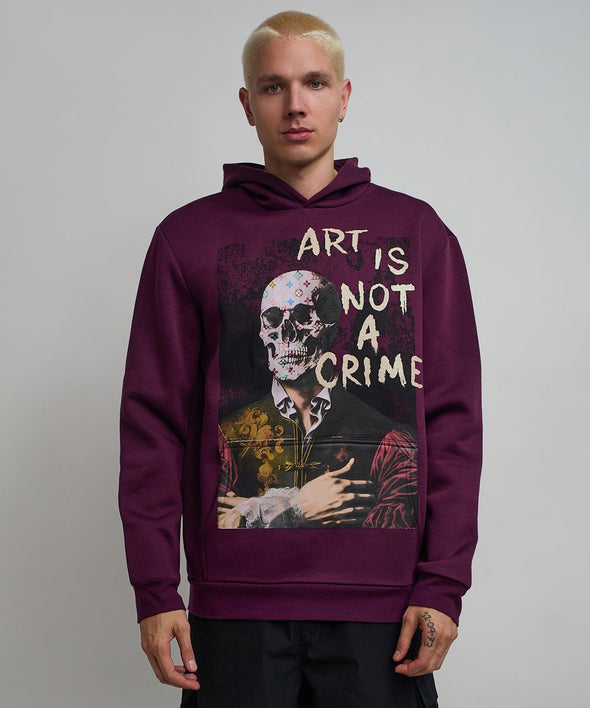 Art Is Not A Crime Hoodie- F422