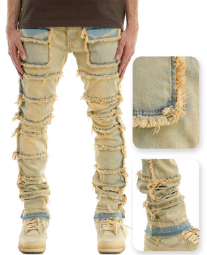 Grove Stacked Flared Jeans- KND4581