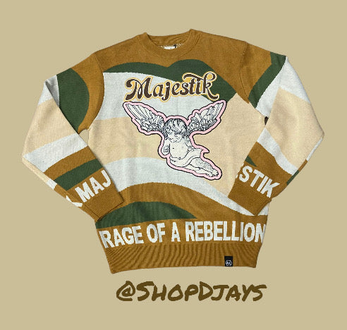 Rebellion Jacquard Sweater- SW2235