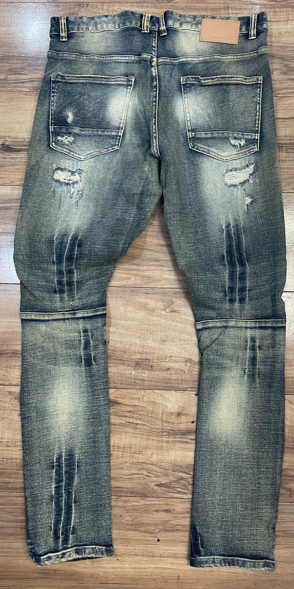 Repair Fashion Jeans-JP21620BBPL8