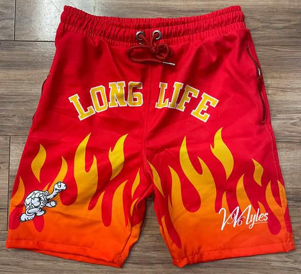 Long Life Flamer Shorts-96M9112/B