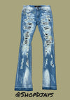Enzyme Washed R&R Stacked Denim- DL2243